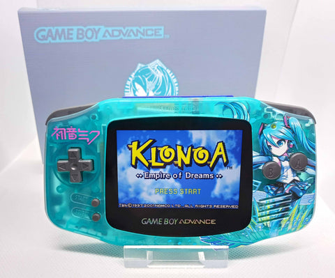 Game Boy Advance IPS Console Hatsune Miku Edition + Presentation Box