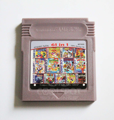 Game Boy / Game Boy Colour Cartridge (61 Games in 1)