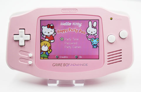 Game Boy Advance IPS V2 Console - Pink and White