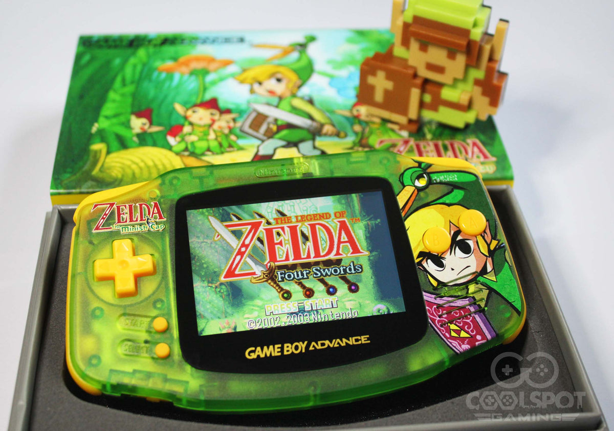 Game Boy Advance IPS V2 Console Zelda Edition Presentation Box