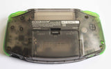 Game Boy Advance IPS V2 Console - Clear Black and Green
