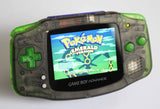 Game Boy Advance IPS V2 Console - Clear Black and Green