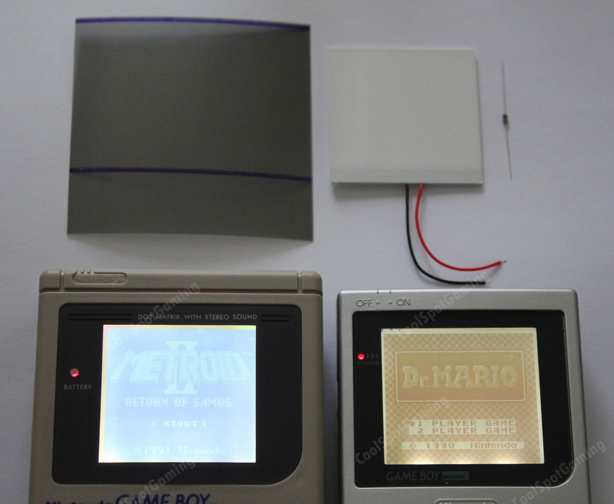 Original Gameboy Backlight Custom Backlit Gameboy DMG, Modded