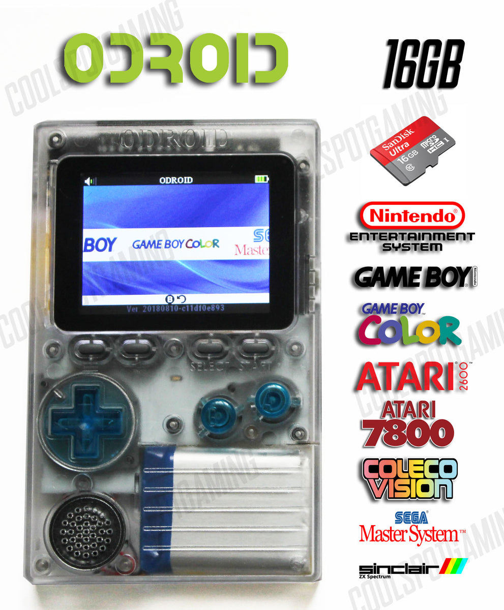 Odroid Go 16GB Fully Set up Preloaded Console Cool Spot Gaming