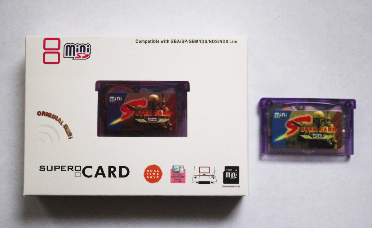 Supercard MiniSD for Gameboy Advance – Cool Spot Gaming