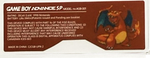 Game Boy Advance SP Custom Back Stickers