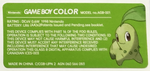 Game Boy Colour Custom Back Stickers