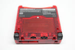 Game Boy Advance SP IPS V2 Console - Clear Red (+ Adjustable Brightness)