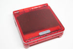 Game Boy Advance SP IPS V2 Console - Clear Red