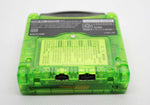 Game Boy Advance SP IPS V2 Console - Clear Green (+ Adjustable Brightness)