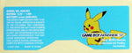 Game Boy Advance SP Custom Back Stickers