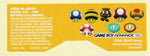 Game Boy Advance SP Custom Back Stickers