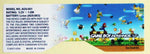 Game Boy Advance SP Custom Back Stickers