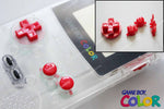 Game Boy Colour GBC Replacement Buttons - Red