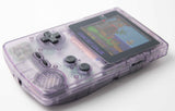 Game Boy Colour IPS Console - Clear Atomic Purple