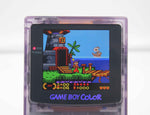 Game Boy Colour IPS Console - Clear Atomic Purple