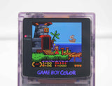 Game Boy Colour IPS Console - Clear Atomic Purple