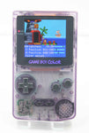 Game Boy Colour IPS Console - Clear Atomic Purple