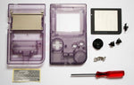 Game Boy Pocket Replacement Housing Shell Kit - Clear Purple
