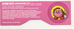 Game Boy Advance SP Custom Back Stickers