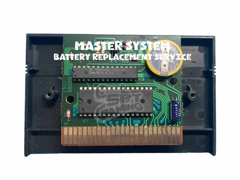 Master System Game Battery Replacement Service