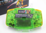 Game Boy Advance IPS V2 Console Metroid Edition + Presentation Box