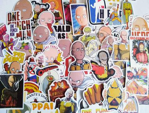 One Punch Man 50 Piece Sticker Set