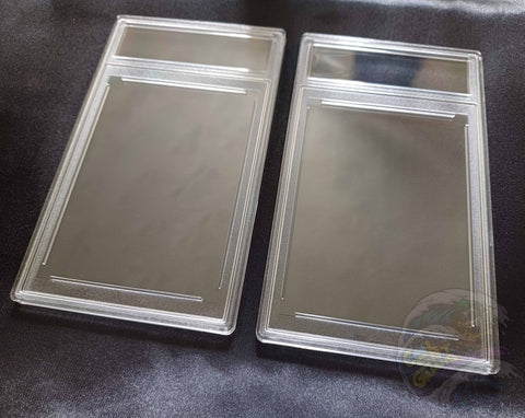 2 x Frosted (PSA Style) TCG Grading Empty Slab