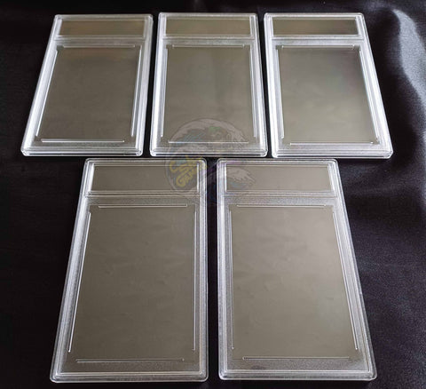 5 x Frosted (PSA Style) TCG Grading Empty Slab