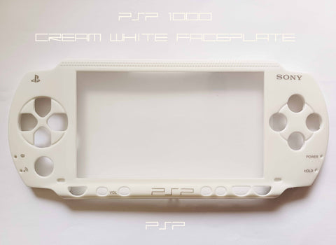 PSP 1000 Series - Replacement Cream White Faceplate