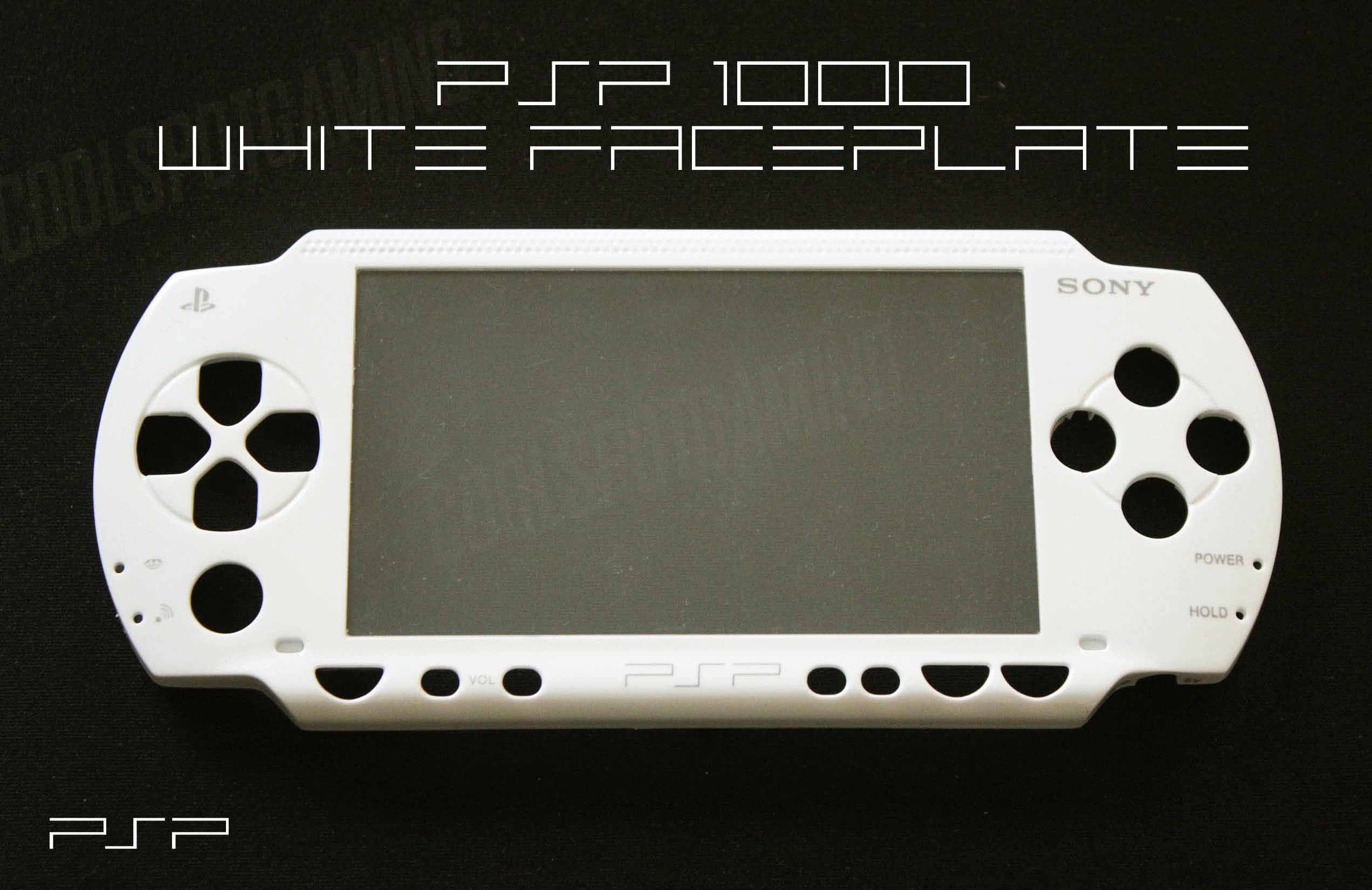 PSP 1000 Series - Replacement White Faceplate – Cool Spot Gaming