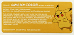 Game Boy Colour Custom Back Stickers