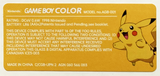 Game Boy Colour Custom Back Stickers