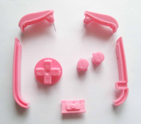 Game Boy Advance (GBA) Replacement Buttons - Pink