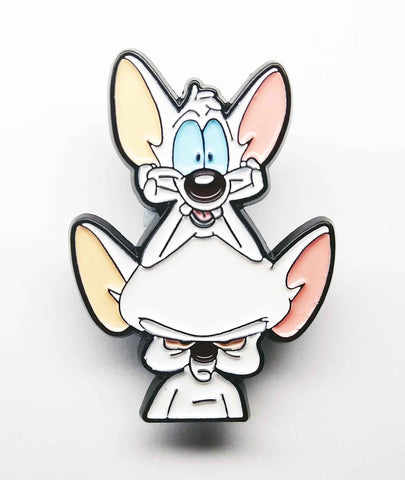 Pinky and the Brain Pin Badge