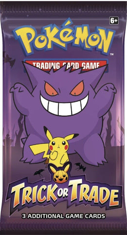 Pokemon Trick or Trade Halloween Promo 3 Card Booster Pack Sealed