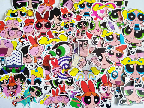 Powerpuff Girls 50 Piece Sticker Set - Version 2