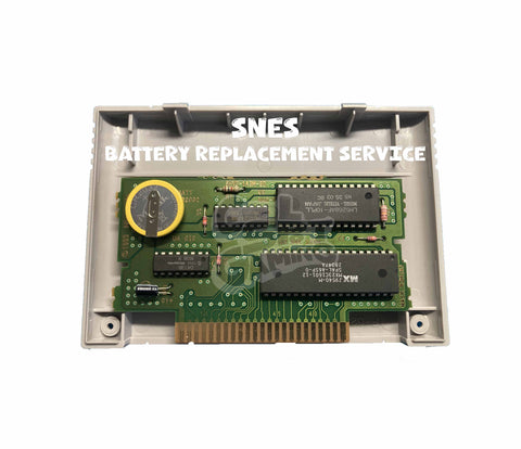 SNES Game Battery Replacement Service