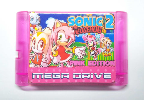 Sonic the Hedgehog 2: Pink Edition for Sega Mega Drive/Genesis