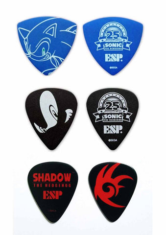Sonic the Hedgehog Limited Edition ESP 25th Anniversary Guitar Picks