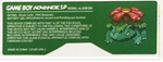 Game Boy Advance SP Custom Back Stickers