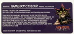 Game Boy Colour Custom Back Stickers