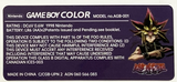 Game Boy Colour Custom Back Stickers