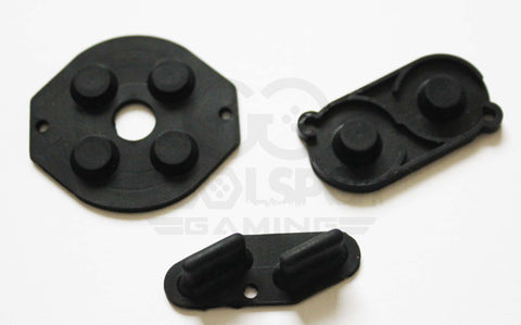 Game Boy DMG Conductive Rubber Silicone Buttons - Black