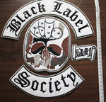 Black Label Society - Large 4 Piece Embroidered Patch Set
