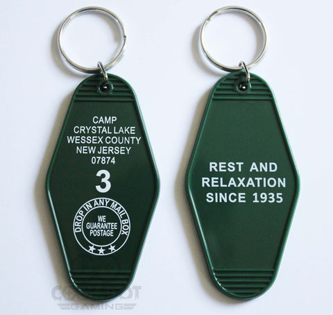 Camp Crystal Lake Friday the 13th Double-Sided Keyring Fob