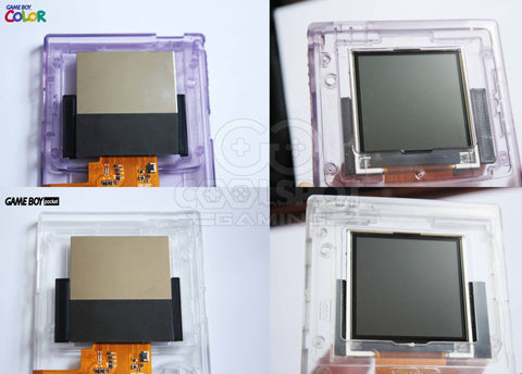 Game Boy Colour & Pocket Screen Brackets/Spacers (One Pair) for the IPS drop-in screen