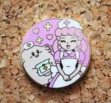 Chansey and Nurse Joy - Pokemon Pin Badge