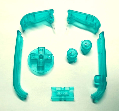Game Boy Advance (GBA) Replacement Buttons - Clear Turquoise