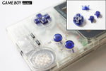 Game Boy Pocket Replacement Buttons - Clear Dark Blue